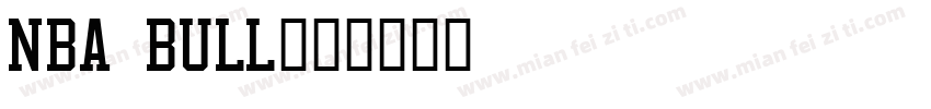 nba bull字体转换